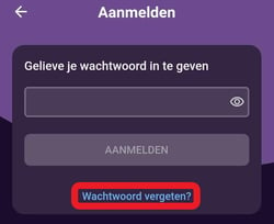 APP Wachtwoord